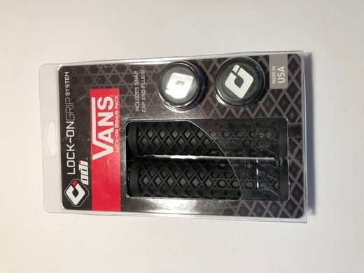 Грипсы ODI Vans® Lock-On Grips, Black w/ Black Clamps (черные с черными замками) D30VNB-B фото