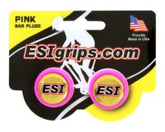 Заглушки керма ESI Bar Plug Pink, рожеві BP1PK фото