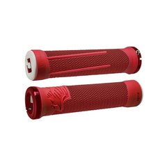 Грипси ODI AG-2 Signature V2.1 Lock-On Grips - Red / Fire red w / Red Clamps, червоні з червоними замками D35A2RF-R фото