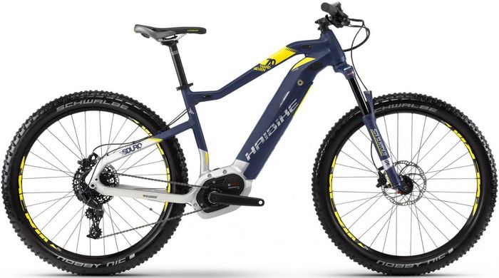 Електровелосипед Haibike SDURO HardSeven 7.0 500Wh 27,5", рама L, синьо-біло-жовтий, 2018 ROVER-4540042848 фото