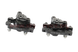 Гальмо Disk-brake переднє (F160/R140мм)+задне (F180/R160мм), диски 160мм, кріпл. 6 болтів, чорний DX-2019 VB-411829 фото 2