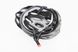 Велоcипедний шолом L (54-62 см), знімний козирок, чорно-білий, PRC VB-408010 фото 3