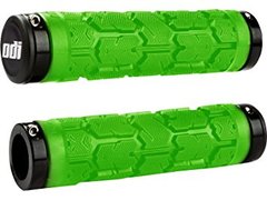 Грипсы ODI Rogue MTB Lock-On 130mm Bonus Pack Lime w/Black Clamps (зеленые с черными замками) D30RGLG-B	 фото