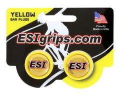 Заглушки керма ESI Bar Plug Yellow, жовті BP1YL фото