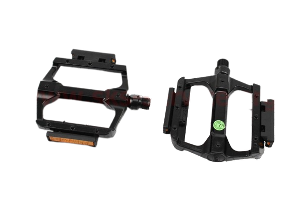 Педалі MTB широкі 9/16" (113x100x21.5mm) алюмінієві, чорні NWL-122L VB-411113 фото