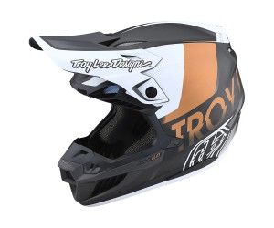 Мото шолом TLD SE5 Carbon Helmet QUALIFIER WHITE/BRONZE M