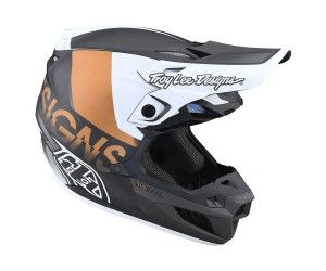 Мото шлем TLD SE5 Carbon Helmet QUALIFIER WHITE/BRONZE M