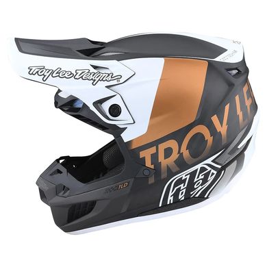 Мото шолом TLD SE5 Carbon Helmet QUALIFIER WHITE/BRONZE M