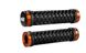 Грипсы ODI Vans® Lock-On Grips, Black w/ Orange Clamps, черные с оранжевыми замками D30VNB-O	 фото