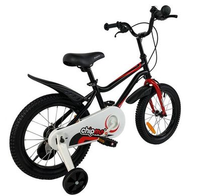 Велосипед дитячий RoyalBaby Chipmunk MK 18", OFFICIAL UA, чорний ROVER-CM18-1-black фото