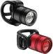 Комплект света Lezyne LED Femto Drive Pair, черный/красный