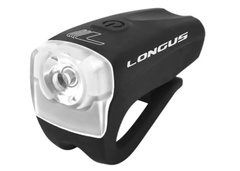 Світло переднє Longus PRETY 3W LED, 3 ф-ції, USB, чорний 38356ROSN фото