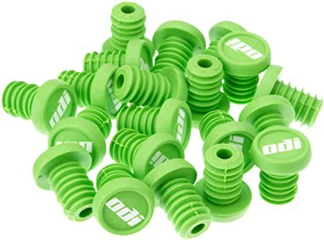 Баренды BMX 2-Color Push in Plugs Refill pack Green w/ White (зелено-белые) F72PPN фото