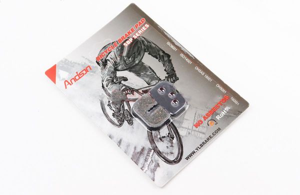 Тормозные колодки Disk-brake (Avid 79cc, Mini Bike Rear, MBX10, Motovox, ATV), чёрные YL-1003 VB-406106 фото