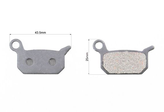 Колодки гальмівні Disk-brake (Formula 4Racing/B4, 4-piston O2, 2-piston B4), чорні YL-1017 VB-406045 фото