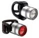 Комплект світла Lezyne LED Femto Drive Pair, срібло 14769ROSN фото