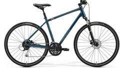 Велосипед MERIDA CROSSWAY 100 XL TEAL-BLUE(SILVER-BLUE/LIME) ROVER-A62211A 01275 фото