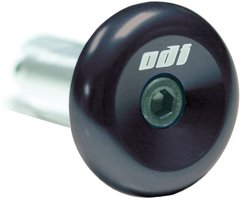 Баренди ODI Aluminium End Plugs w/ Lasered Logo Black (чорні) F71APB фото