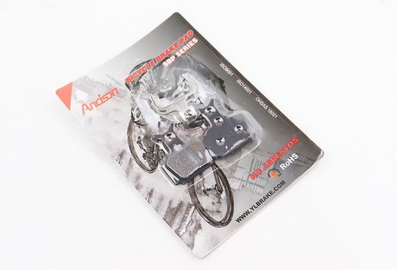 Колодки гальмівні Disk-brake (Formula The one, R1, Mega), чорні YL-1034 VB-406047 фото