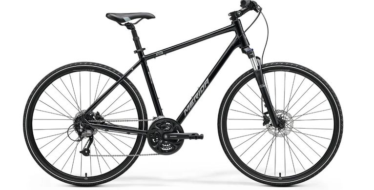 Велосипед MERIDA CROSSWAY 40 S(47)BLACK(SILVER) ROVER-A62211A 00846 фото