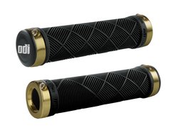 Грипси ODI Cross Trainer MTB Lock-On Bonus Pack Black/Gold Clamps (чорні із золотими замками) D30CTB-D фото