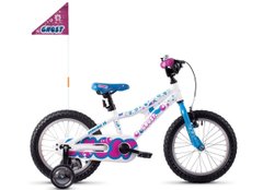 Велосипед Ghost POWERKID 16", біло-синьо-рожевий, 2021 ROVER-18PK1008 фото