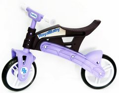 Біговел Real Baby, коричнево-фіолетовий ROVER-KB7500/PURPLE/BROWN фото