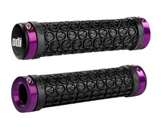 Гріпси ODI Van® Lock-On Grips, Black w / Purple Clamps (чорні з фіолетовими замками) D30VNB-P фото