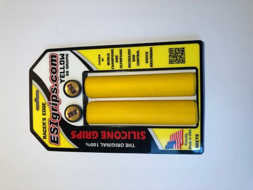 Гріпси ESI Racer's Edge Yellow (Жовті) GREY0 фото