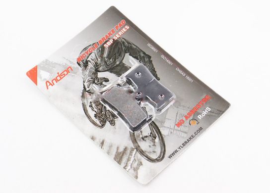 Тормозные колодки Disk-brake (Shimano BR-M755, M755DH, XTR Pre-02, Grimeca system 8, Hope M4, Sram 9,0), чёрные YL-1010 VB-411752 фото