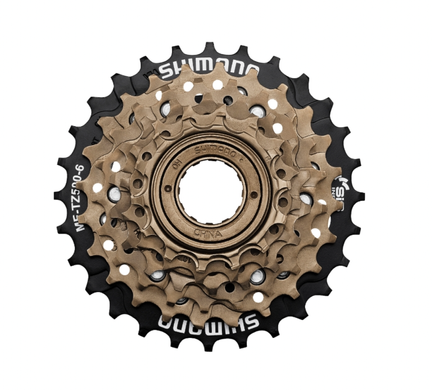 Вільнобіг 6 зірок Shimano TOURNEY MF-TZ500-6, Freewheel 14-28Т VB-404069 фото