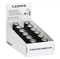 Набор переднего света Lezyne FEMTO DRIVE BOX SET FRONT 12 штук Черный 15 люменов Y10 84727ROSN фото