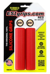 Грипсы ESI Ribbed Chunky Red Silicone Bicycle Grips RBCHR фото
