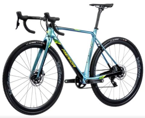 Велосипед MERIDA MISSION CX FORCE EDI L GLY SPARK BLUE/BK(LIME) ROVER-6110831106 фото