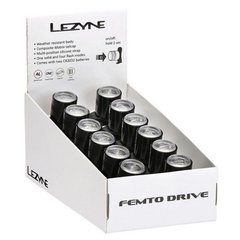 Набір переднього світла Lezyne FEMTO DRIVE BOX SET FRONT 12 штук Чорний 15 люменів Y13 84726ROSN фото