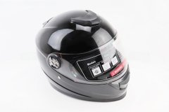 Мото шлем интеграл BLD М65 закрытий, черный, М (57-58)