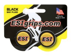 Заглушки керма ESI Bar Plug Black, чорні BP1BK фото