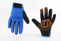 Вело рукавички TLD SPRINT з силіконовими вставками, синьо-чорні (L) VB-408133 фото