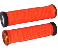 Грипси ODI Elite Flow, V2.1 Lock On, Brt Orange w/Orange Clamp, помаранчеві з помаранчевими замками D33EFO-O фото