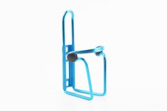 Велосипедний фляготримач з пластиковими вставками, кріплення на раму, алюмінієвий, синій VB-409243 фото