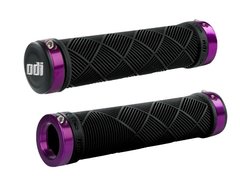 Грипси ODI Cross Trainer MTB Lock-On Bonus Pack Black/Purple Clamps, чорні з фіолетовими замками D30CTB-P фото