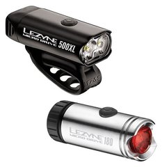 Комплект світла Lezyne Micro Drive 500XL / Micro Drive сріблястий 80509ROSN фото