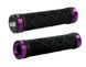 Грипсы ODI Cross Trainer MTB Lock-On Bonus Pack Black w/Purple Clamps, черные с фиолетовыми замками D30CTB-P фото
