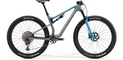 Велосипед MERIDA NINETY-SIX 8000 L MATT STEEL BLUE(GLOSSY BROWN) ROVER-6110886253 фото