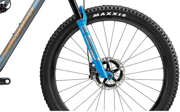 Велосипед MERIDA NINETY-SIX 8000 L MATT STEEL BLUE(GLOSSY BROWN) ROVER-6110886253 фото