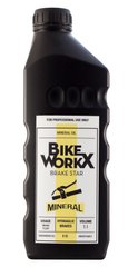 Гальмівна рідина BikeWorkX Brake Star Минеральное масло 1л BRAKEMINERAL/1 фото