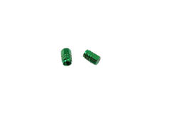 Ковпачок ніпеля "ШЕСТИГРАННИК", алюмінієвий, зелений 2шт VB-409411 фото