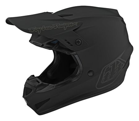 Мотошолом TLD GP HELMET MONO BLACK XS