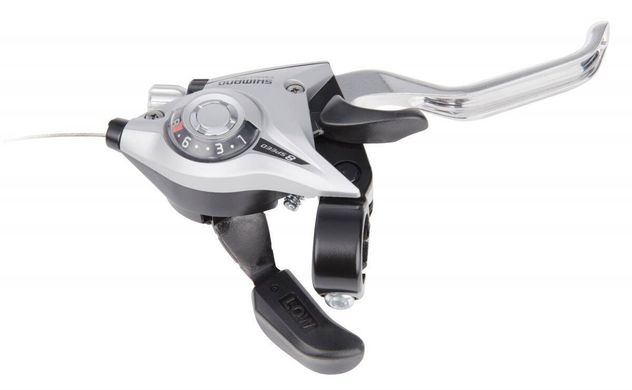 Манетки моноблок Shimano Acera ST-EF51 сріблясті, комплект, 3х8 шв. VB-404099 фото