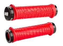 Гріпси ODI Troy Lee Designs Signature MTB Lock-On Bonus Pack Red w / Black Clamps (червоні з чорними замками) D30TLR-B фото